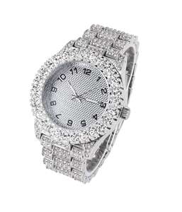 Reloj Analógico Digital de Acero Inoxidable con Diamantes de Moissanita de Lujo, Hecho a Medida, al por Mayor, con Incrustaciones de Diamantes, para Regalos a Precios Increíbles - Product Image 5