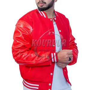 2025 hommes soie Satin col montant Bomber veste couleur personnalisée Logo à la mode en gros Varsity vestes Pakistan vente chaude - Product Image 3