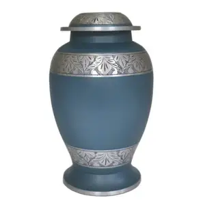 インドのメーカーの壷からの火葬された跡を保持するための最新のデザインのカスタムサイズの金属葬儀真鍮の壷
