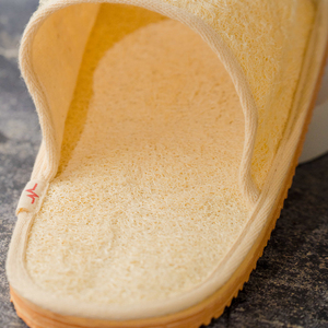 Pantoufles Luffa Imperméable Facile Nettoyeur De Pieds Douche Pantoufle Écologique De Blue Lotus Farm - Product Image 5