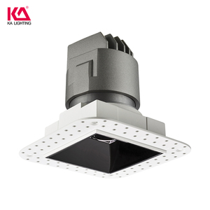 Foco LED Empotrable Cuadrado de Alta Calidad sin Marco, Iluminación Directa, D110x110x108mm, CRI>90, Lente Óptica Intercambiable - Product Image 6