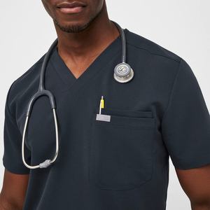 Uniformes médicos clásicos de alta calidad, uniformes hospitalarios de alta calidad, ropa de enfermera de algodón/poliéster Spandex, trajes médicos OEM al por mayor - Product Image 4