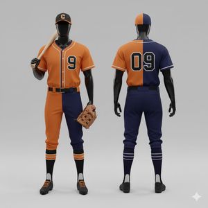 Ensemble d'uniformes de baseball imprimés haute performance, logos, numéros et noms personnalisés, conçu pour les équipes de compétition adultes, respirant - Product Image 2