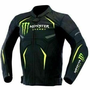 Nouveauté personnalisée veste de motard classique au design tendance veste en cuir de course de moto pour hommes équipement de motard de course - Product Image 1