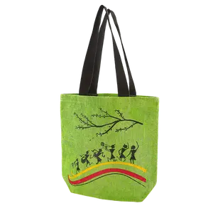Umwelt freundliche, strap azier fähige, gefärbte Einkaufstaschen aus Jute-Sac kleinen mit individuellem Aufdruck und Griff aus Baumwoll gurt