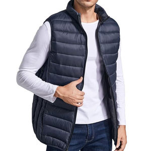 Hot Sale New Fashion Men's Padded Down <b>Puffer</b> Vest High Quality Super Warm Thick Winter <b>Jacket</b> Breathable With Best OEM - Product Image 1