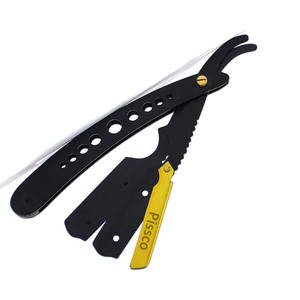 Lame de rasoir de barbier à bord droit fabriquée par Pissco Pakistan - Product Image 4