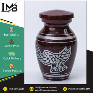 Exportador indio de suministros funerarios de buena calidad, logotipo personalizado, urna conmemorativa para cenizas/urnas de cremación de recuerdo de La India - Product Image 2