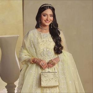 Trajes de Anarkali bordados de lujo para mujeres indio pakistaní con descuento venta completa Motis colección de moda boda larga Salwar - Product Image 1