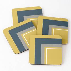 Dessous de verre modernes absorbants et antidérapants Dessous de verre imprimés en émail pour boissons Dessous de verre vierges de sublimation pour hôtels de fête - Product Image 6