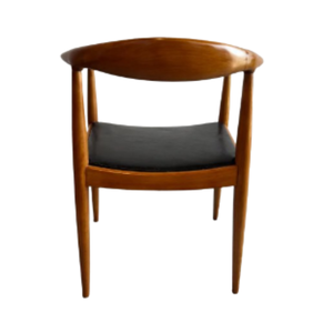 Chaises de salle à manger inclinables modernes avec des cadres en teck ancien durable et des sièges rembourrés en mousse confortables pour les villas et les écoles - Product Image 3
