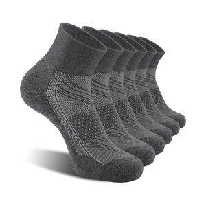 Calcetines Deportivos de Soporte Estratégico, Tejido de Compresión Zonificada, Spandex, Algodón, Nailon, para Estabilización Muscular Específica en Deportes - Product Image 5