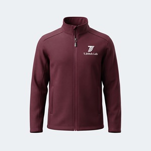 Veste Softshell Unisexe à Col Montant et Fermeture Éclair, Personnalisable, Légère, Imperméable en Toile, Idéale pour l'Automne – Prix Abordable - Product Image 2
