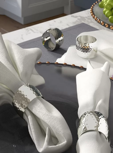 Anillos redondos de aluminio de alta venta, servilleta de tela de diseño clásico, cubierta de rollo de tejido con soporte de Metal para ocasiones de fiesta - Product Image 5