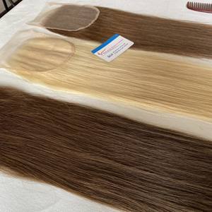 Dentelle suisse transparente 5x5 7x7 Fermeture en dentelle, Cheveux humains avec fermeture frontale en dentelle Cheveux humains vierges Extensions de cheveux - Product Image 2