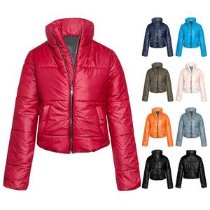 Sweat à capuche d'hiver pour femmes doudoune manteau à bulles Design noir imperméable haute rue vêtements à capuche poche légère personnalisable - Product Image 1