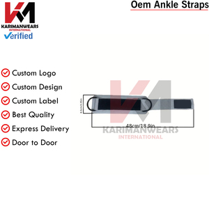 Correas de Tobillo Acolchadas de Neopreno con Doble Anillo en D para Entrenamiento de Gimnasio y Levantamiento de Pesas, para Máquinas de Cable, Unisex - Product Image 4