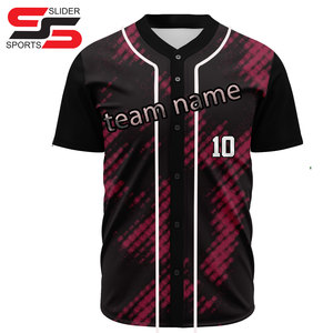 Ensemble d'uniformes de baseball personnalisés en gros pour adultes unisexes - 100% polyester anti-UV, séchage rapide, évacuation de l'humidité, respirant - Product Image 1