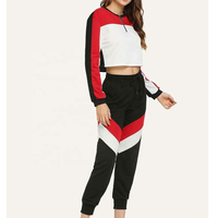 Vêtements de créateur de marques célèbres vêtements de luxe pour femmes survêtements col rond demi-fermeture éclair pour femmes ensemble 2 pièces à la mode pour femmes