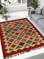 Tapis de jute en laine classique salon chambre couloir chambre hôtel et bureau hôtel tapis noué à la main au prix de gros