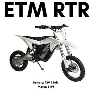 Moto tout-terrain électrique ETM RTR 72V, vitesse 61-80 km/h, prête à l'emploi - Product Image 5