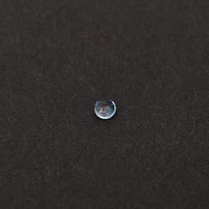 Aguamarina brasileña natural 2mm corte redondo 0,10 Cts piedra preciosa para hacer joyería - Product Image 3