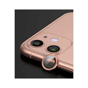 Protector de Lente de Cámara de Vidrio Templado Antirrayas TCMK CL-07 Color Oro Rosa para iPhone 12 Mini - Product Image 1