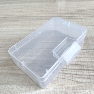 Nhà sản xuất bán buôn hình chữ nhật hộp lưu trữ trong suốt PP nhựa trường hợp thẻ kinh doanh ABS và PC tiêm đúc - Product Image 3