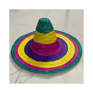 Precio competitivo Diseño único Fiesta mexicana Sombrero Sombreros de paja multicolores para sombreros de fiesta de Halloween - Product Image 3