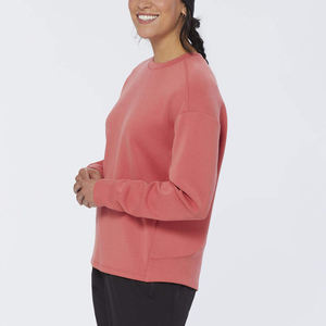 Sudadera de ajuste clásico para mujer, perfecta para capas o looks casuales relajados, sudaderas transpirables de ajuste Regular para mujer - Product Image 4