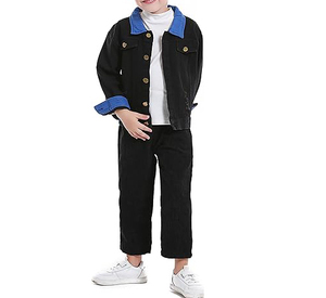 Chaquetas Vaqueras de Manga Larga para Niños, Estilo Vintage, Ropa de Bebé, Venta al por Mayor Directa de Fábrica, OEM Personalizado - Product Image 5