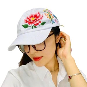 Chapeau avant et arrière personnalisé de haute qualité 100% coton chapeau brodé personnalisé OEM fabriqué au Vietnam - Product Image 2