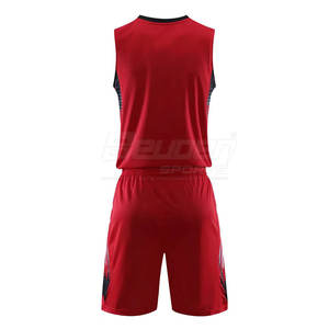 Uniforme d'équipe de basketball unisexe sans manches, de haute qualité, grande taille, dernier style, 100% polyester, respirant, séchage rapide, OEM SPORTS - Product Image 3
