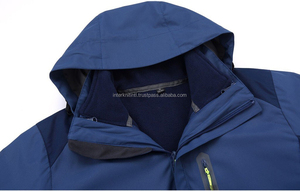 Chaqueta Softshell Impermeable con Capucha para Hombre, Cortavientos, Transpirable, con Diseño Geométrico de Dibujos Animados, para Senderismo, Camping y Trekking - Product Image 2