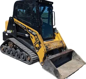 Affordable The Top Skid Steer Used ASV RT30 with EROPS 48 General Purpose Bucket High Flow Two-Speed Coupler Quick Attach