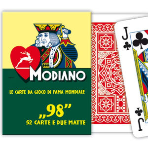 La mejor calidad Modiano Poker 98 Red 100% Italiano 350g Papel Personalizable Logo Naipes para jugadores y juegos casuales - Product Image 1