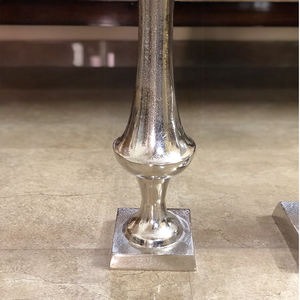 Haute qualité brillant galvanisé argent fini aluminium fleur Vase classique décoration de mariage pour la maison et les événements - Product Image 3