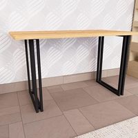 Pieds de table modernes en métal, cadre en acier noir, pour table à manger, bureau, mobilier d'extérieur, base de remplacement pour salon, lot de 4
