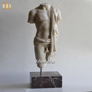 Scultura di Busto Femminile in Marmo Intagliato a Mano, Statua di Donna Nuda in Marmo <span class=keywords><strong>per</strong></span> Arredamento Moderno - Product Image 5