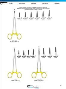ที่จับเข็ม Mayo-Hegar แบบใช้มือ ได้รับการรับรองมาตรฐาน CE เครื่องมือผ่าตัด สแตนเลสสตีล ปลายทังสเตนคาร์ไบด์ มีทุกขนาด - Product Image 3