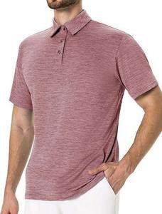 เสื้อโปโลแขนสั้นแบบคลาสสิกสำหรับผู้ชายเสื้อเชิ๊ตแห้งเร็วผ้าระบายความร้อนสีตัดกัน - Product Image 4