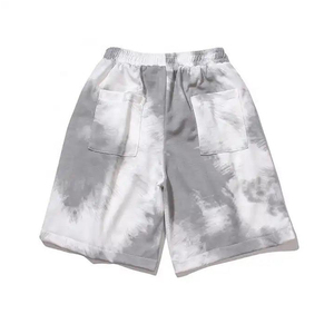 Latest Summer 100% Cotton <b>Men</b> Acid Wash <b>Shorts</b> Street Wear Sweat <b>Shorts</b> Puff Print Custom Acid Wash <b>Shorts</b> - Product Image 3