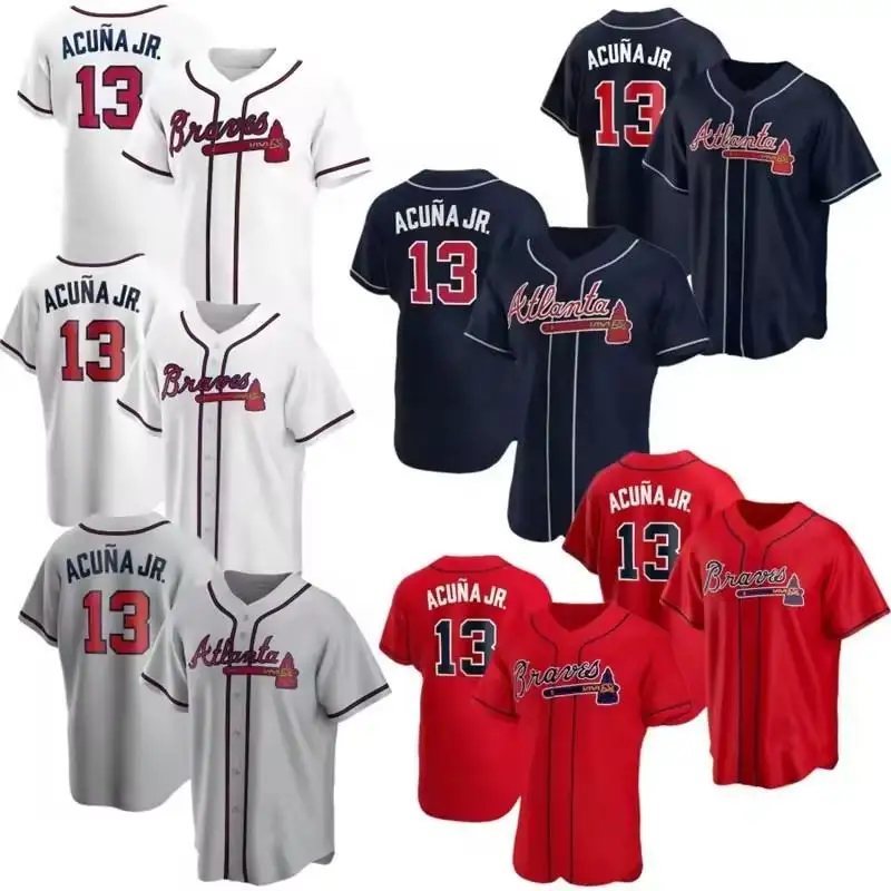 Maillot MLBing de qualité supérieure en stock maillot de baseball sublimation, broderie disponible