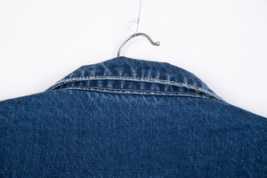 Vestes en jean pour femmes Printemps Automne Manches longues Poches Manteau mi-long en jean 2024 Mode All Matched Outerwear - Product Image 3