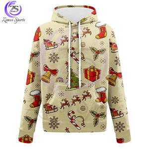 Transpirable Casual invierno Navidad impreso conjunto de dos piezas estilo callejero vacaciones Loungewear cómodo Invierno Polar chándales - Product Image 2