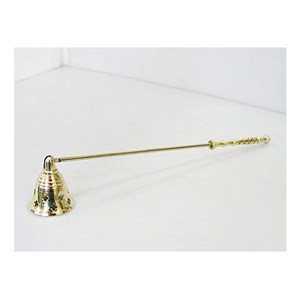 Handcrafted Metal Candle Snuffer with <b>Wooden</b> Handle Luxury Home Decor Collectible Art <b>for</b> Gifting - Product Image 2