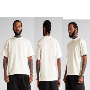 Camiseta básica lisa de manga corta para hombre Shaka Wear para hombre, ropa de calle de tela pesada Super Max, camiseta de longitud recortada Essentials - Product Image 5