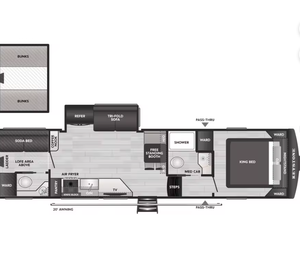 2025 2024 2026 F-o-r-e-s-t R-i-v-e-r Campsite E-l-i-t-e 36AK Autocaravanas, Casas Rodantes y Remolques de Viaje - Product Image 3