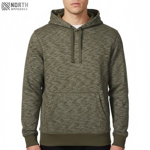 Sudadera con capucha para hombre de algodón liso de peso pesado de 500/400GSM, Sudadera con capucha recortada de lana de gran tamaño con estampado de Invierno en Blanco - Product Image 1
