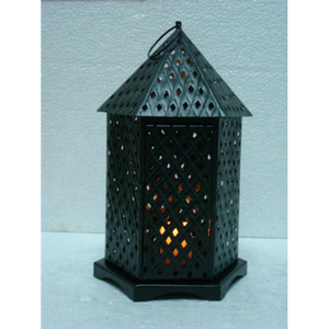 Linterna colgante de hierro con recubrimiento en polvo para decoración del hogar, hecha a mano, de Metal Vintage, de primera calidad, la más vendida - Product Image 2